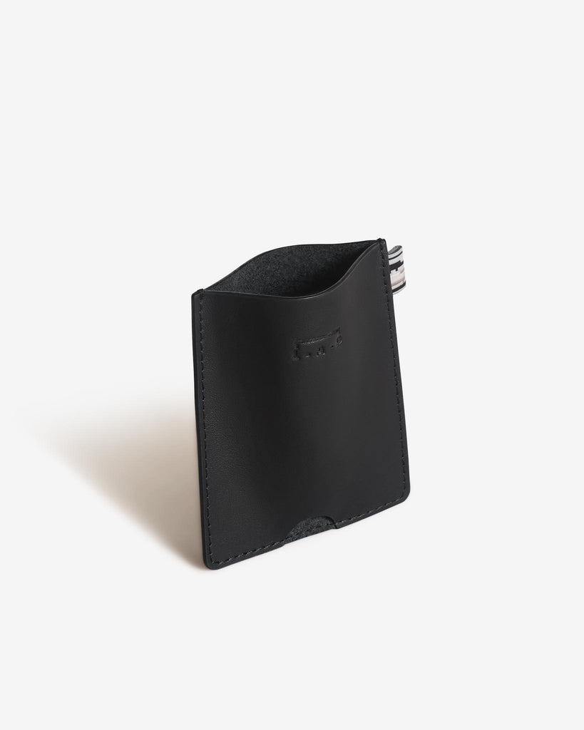 Tarjetero piel hombre Slim L - A - D® - Vista tres cuartos